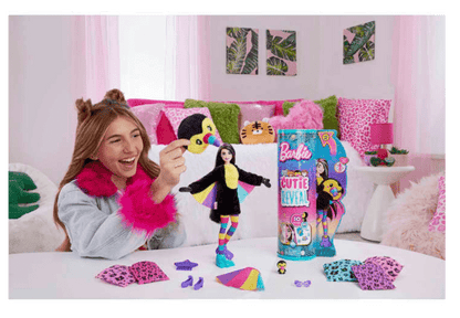 Cutie Reveal Jungle Series Toucan Doll - Barbie - The Toy Store