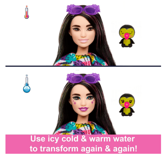 Cutie Reveal Jungle Series Toucan Doll - Barbie - The Toy Store