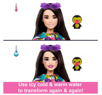 Cutie Reveal Jungle Series Toucan Doll - Barbie - The Toy Store