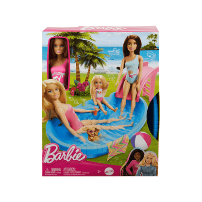 Doll and Pool Playset - Barbie - The Toy Store
