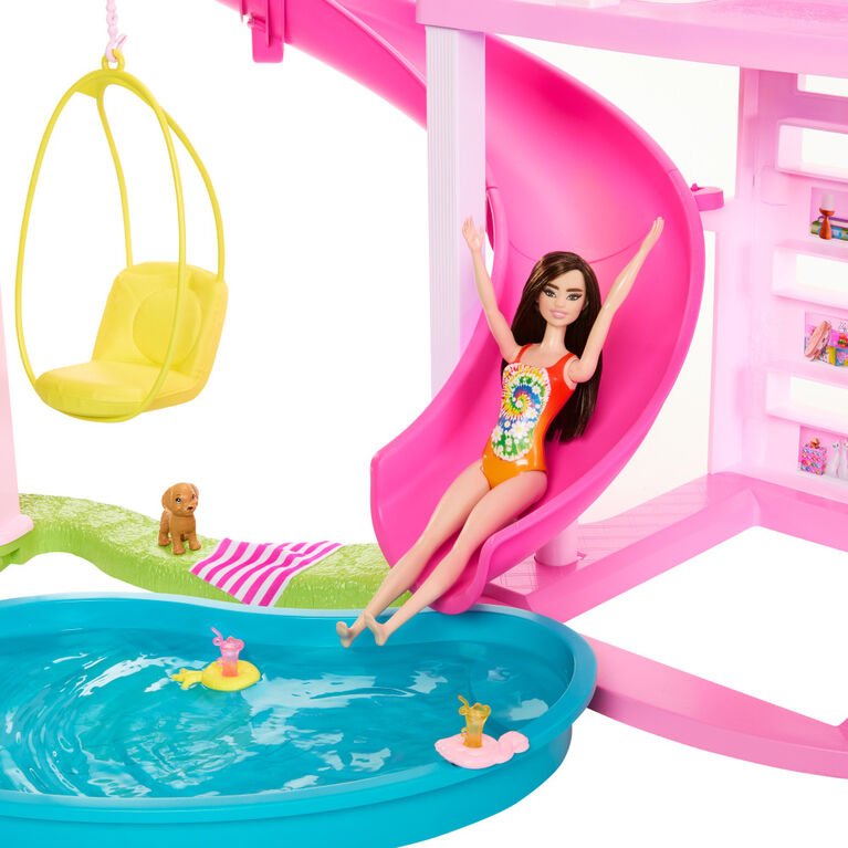 Dreamhouse, Pool Party Doll House - Barbie - The Toy Store