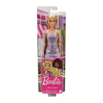 In A Purple Polka Dot Dress Doll - Barbie - The Toy Store