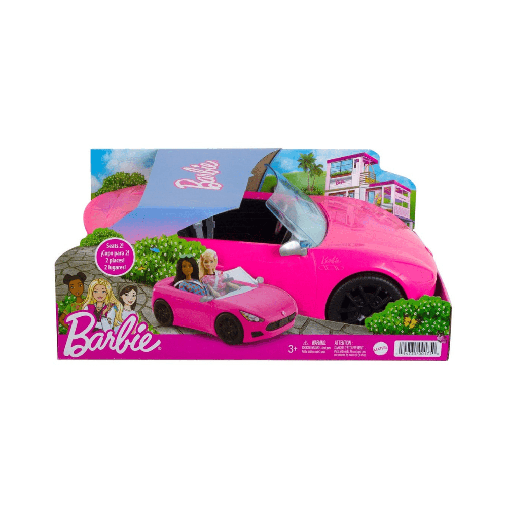 Pink Convertible Toy Car - Barbie - The Toy Store