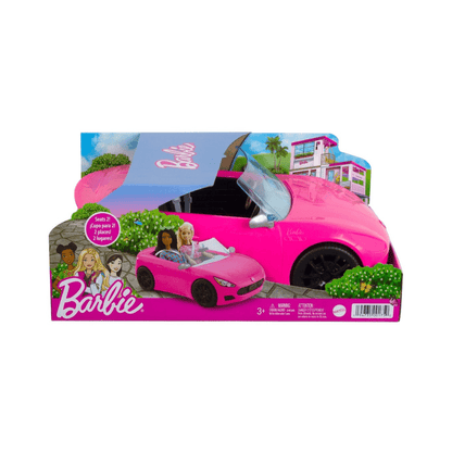 Pink Convertible Toy Car - Barbie - The Toy Store