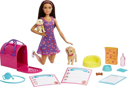 Pup Adoption with Color - Change Doll - Barbie - The Toy Store