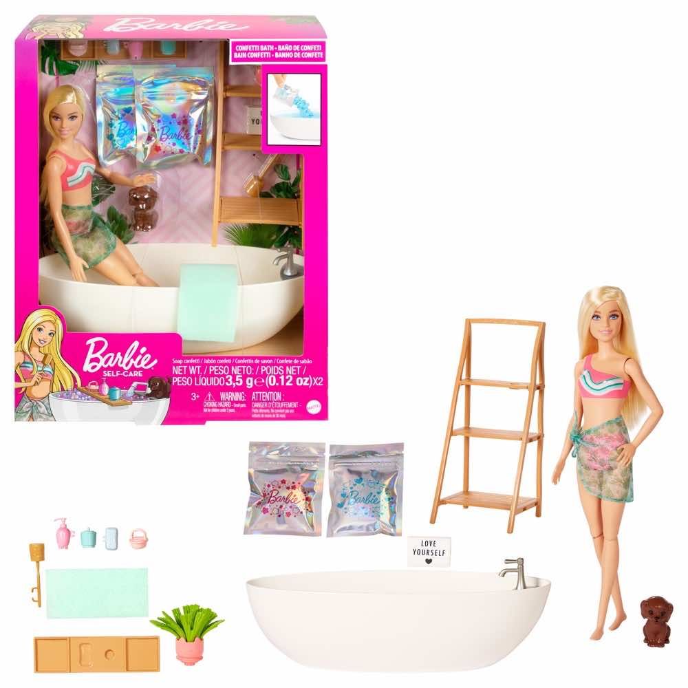 Self Care Soap Confetti Bath Playset - Barbie - The Toy Store