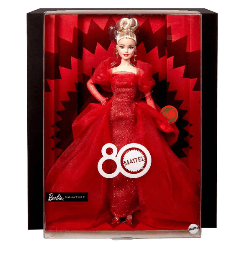 Barbie Signature Blond Doll 80Th Anniversary - Barbie - The Toy Store