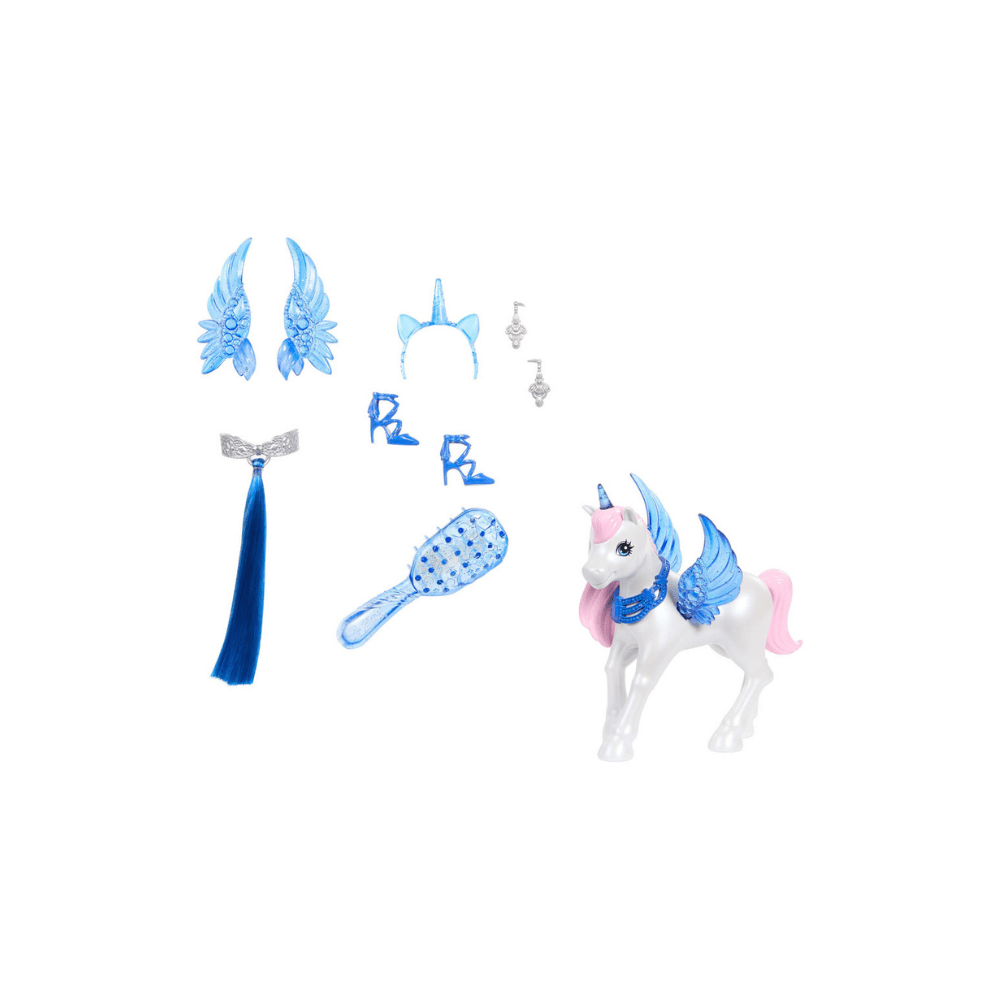 Unicorn Toy with Blue Hair - Barbie - The Toy Store
