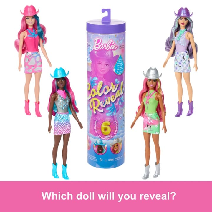Color Reveal Disco Star Doll - Barbie - The Toy Store
