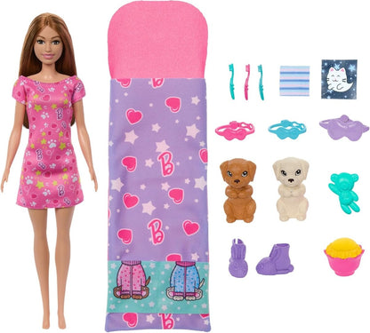 Doll and Play Set With 2 Toy Dogs - Barbie - The Toy Store