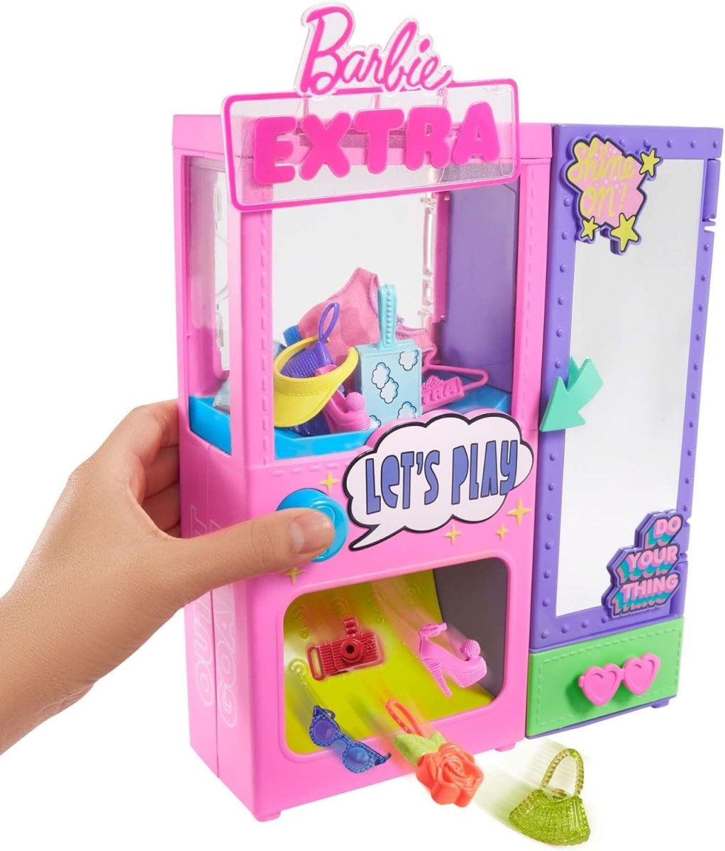 Extra Playset in Hand: geöffnete Tür mit Schuhen und Taschen-Accessoires