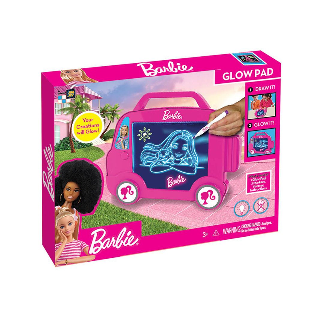 Glow in the Dark Drawing Pad - Barbie - The Toy Store