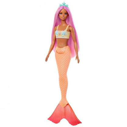 Mermaid Dolls With Colorful Hair - Barbie - Pink Tail - The Toy Store
