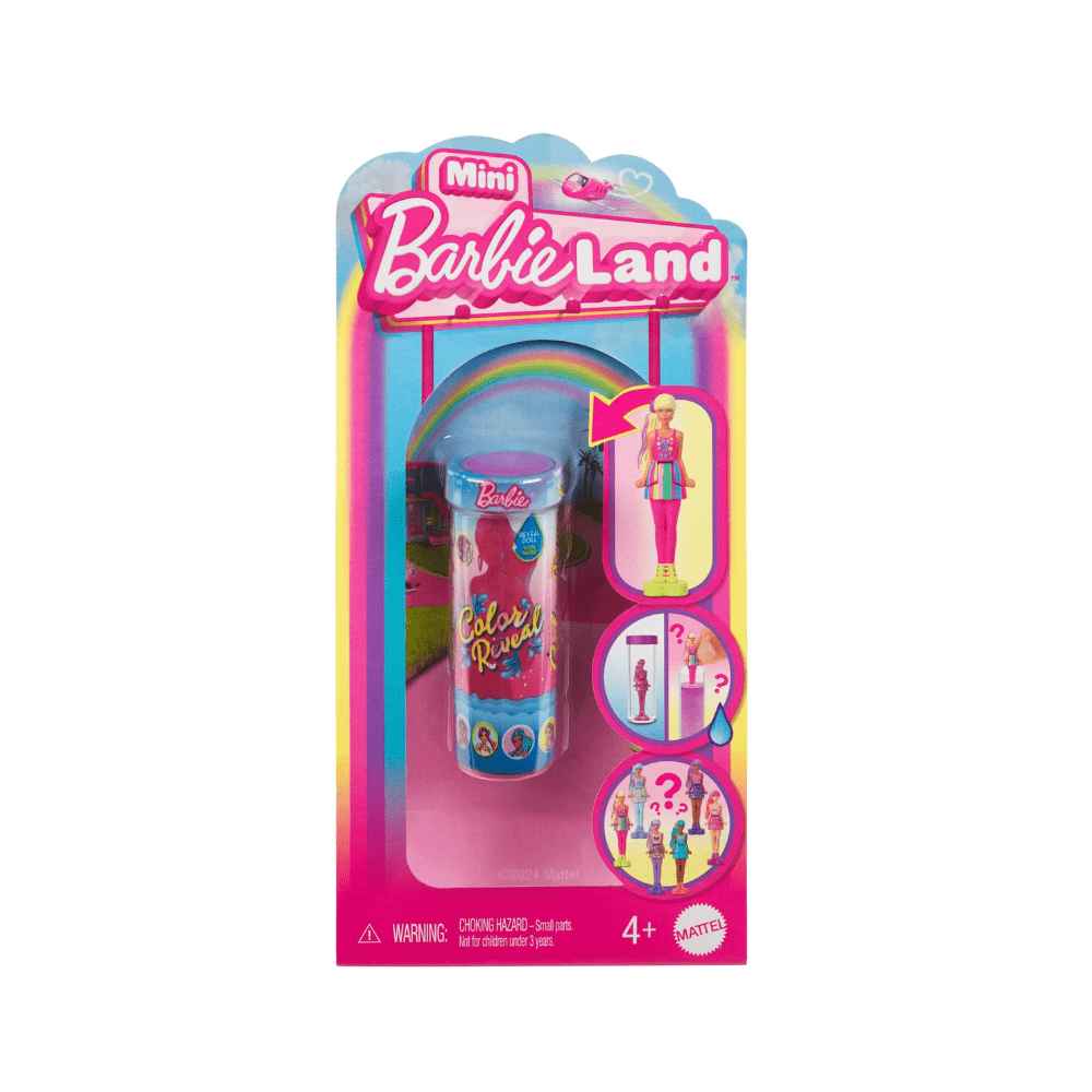 Mini Land Color Reveal Doll - Barbie - The Toy Store