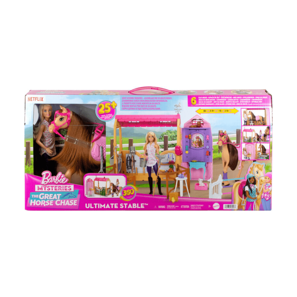 Mysteries The Great Horse Chase Playset - Barbie - The Toy Store