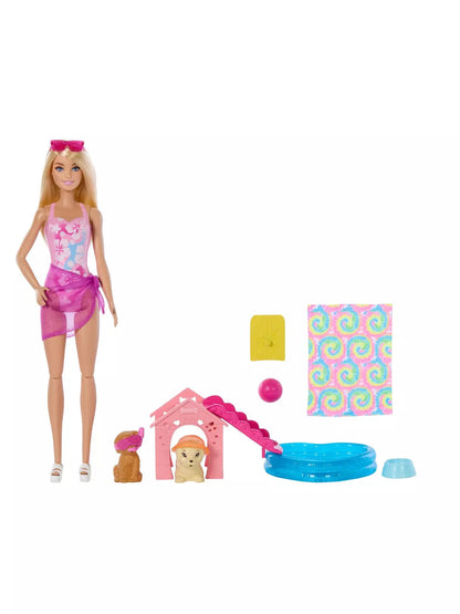 Puppy Pool Party Playset - Barbie - The Toy Store