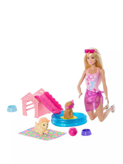 Puppy Pool Party Playset - Barbie - The Toy Store