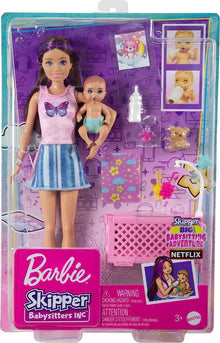 Skipper Babysitters Doll and Playset - Barbie - The Toy Store