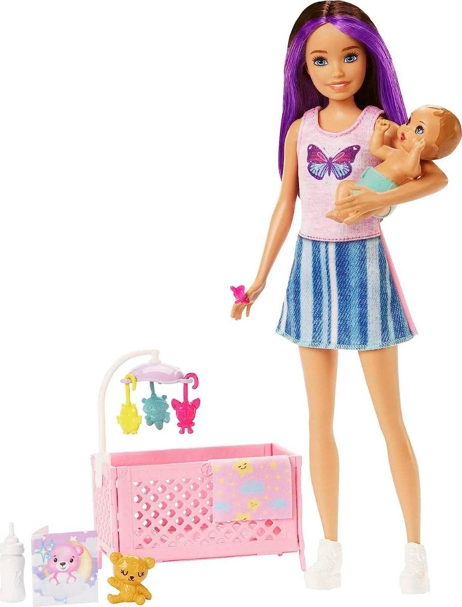 Skipper Babysitters Doll and Playset - Barbie - The Toy Store