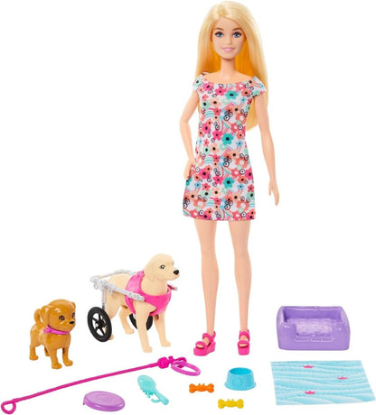 Walk & Wheel Pet Playset - Barbie - The Toy Store