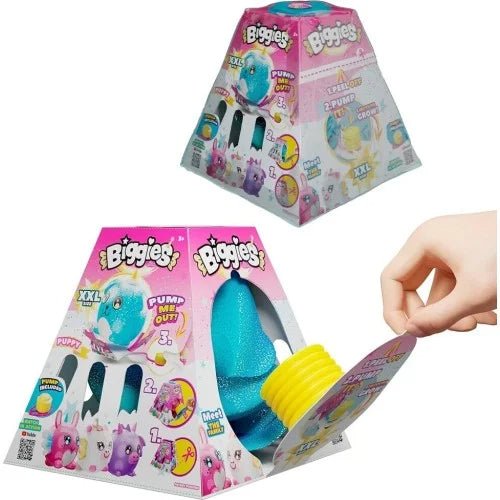 Shinycorn plush ball packaging box with purple unicorn ball illustration and accessories