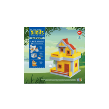 Lake House building set box showing colorful two-story house model, age 10+ kit