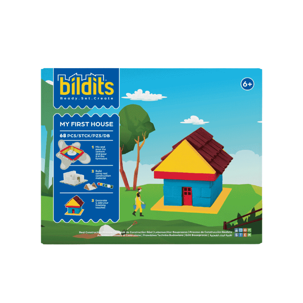 My First House Building Set - Bildits - The Toy Store