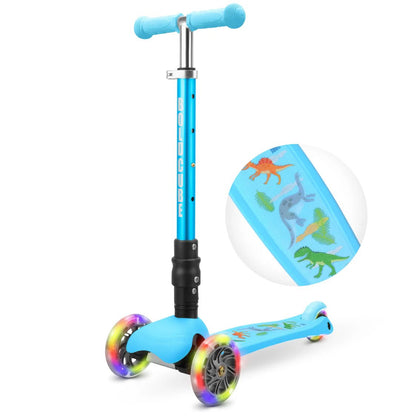 Dinosaur - Teeny Fold 3 Wheel Scooter - Boldcube - The Toy Store