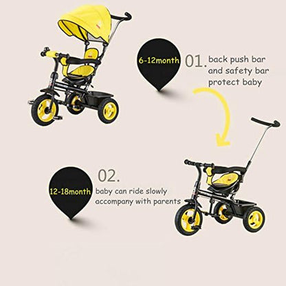Steel Frame Kids Tricycle - Boso - The Toy Store