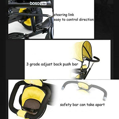 Steel Frame Kids Tricycle - Boso - The Toy Store