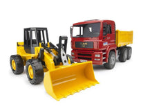 Construction Truck & Articulated Road Loader - Bruder - The Toy Store
