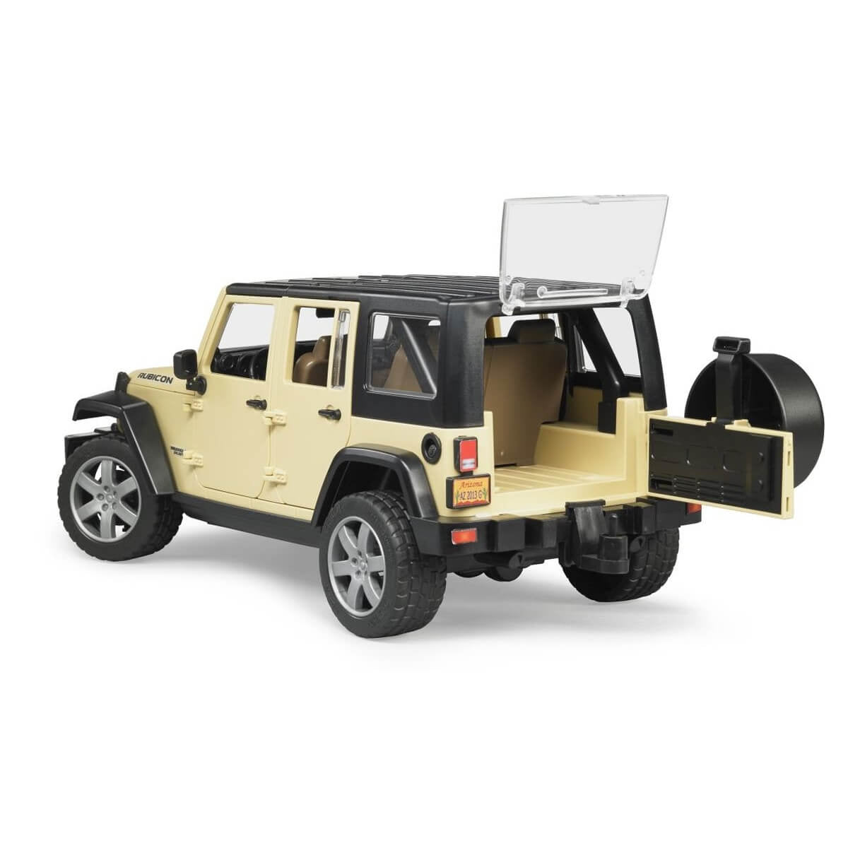 Jeep Wrangler Unlimited Rubicon Toy - Bruder - Red - The Toy Store