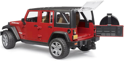 Jeep Wrangler Unlimited Rubicon Toy - Bruder - Red - The Toy Store