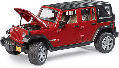 Jeep Wrangler Unlimited Rubicon Toy - Bruder - Red - The Toy Store