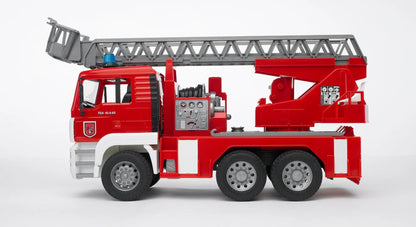 Man Tga Fire Engine With Ladder Water - Bruder - The Toy Store