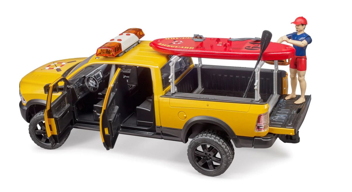 Ram 2500 Power Wagon Lifeguard W/ Figure - Bruder - The Toy Store