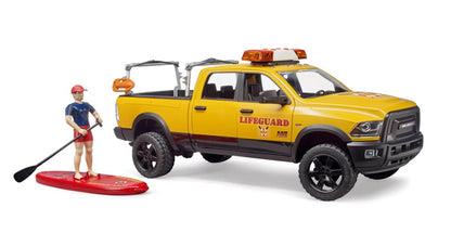 Ram 2500 Power Wagon Lifeguard W/ Figure - Bruder - The Toy Store