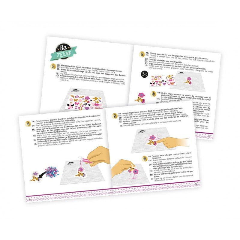 Bead Temporary Tattoo Kit - Buki France - The Toy Store