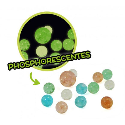 Box of 163 Glass Marbles - Buki France - The Toy Store