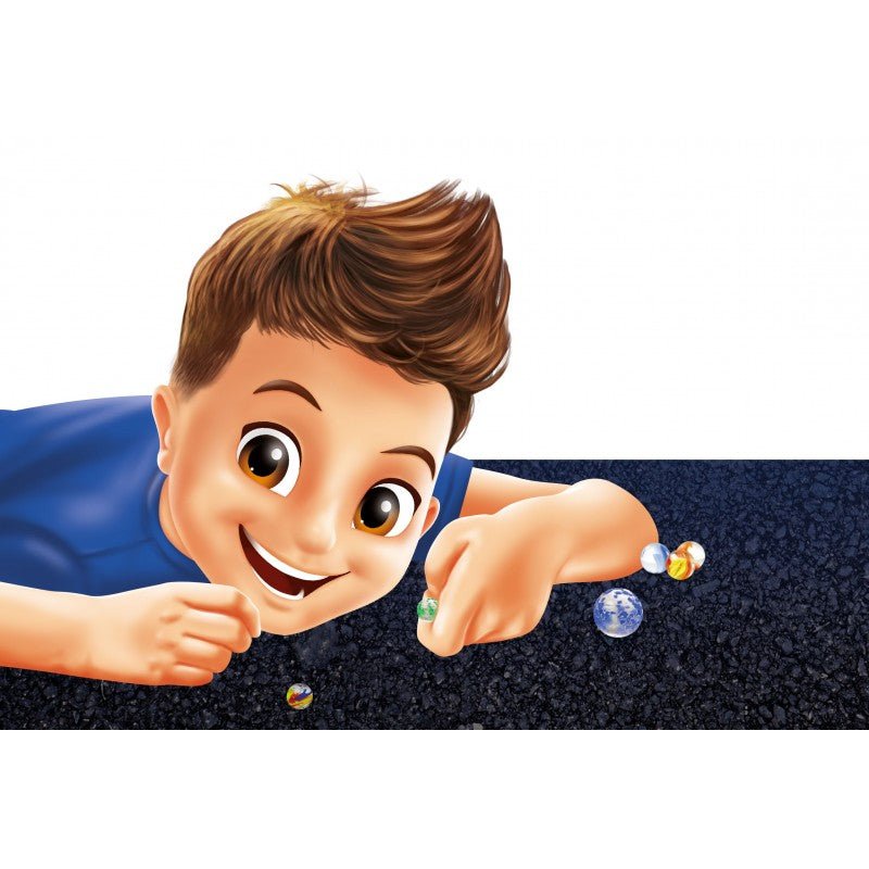 Box of 163 Glass Marbles - Buki France - The Toy Store