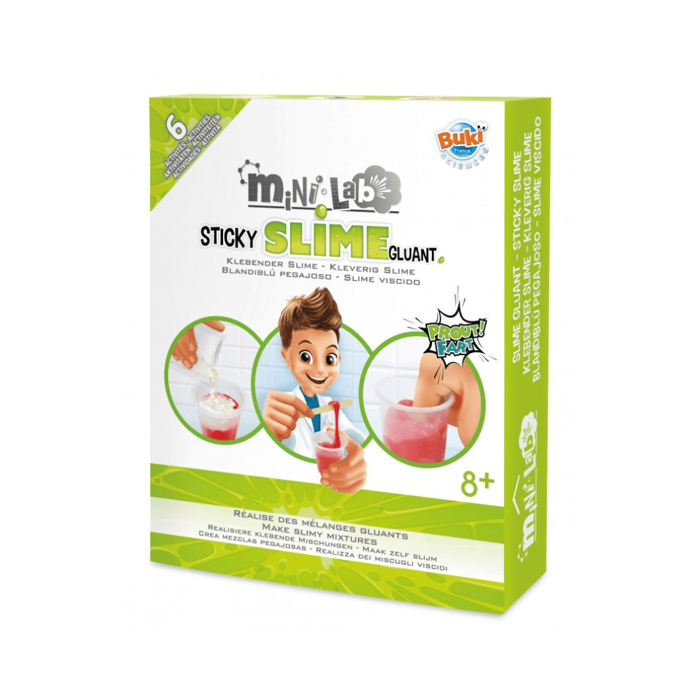 Mini Lab Sticky Slime Kit - Buki France - The Toy Store