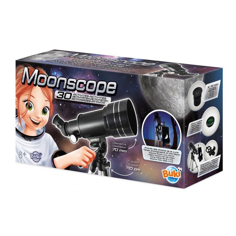 Moonscope Kids Telescope Kit - Buki France - The Toy Store