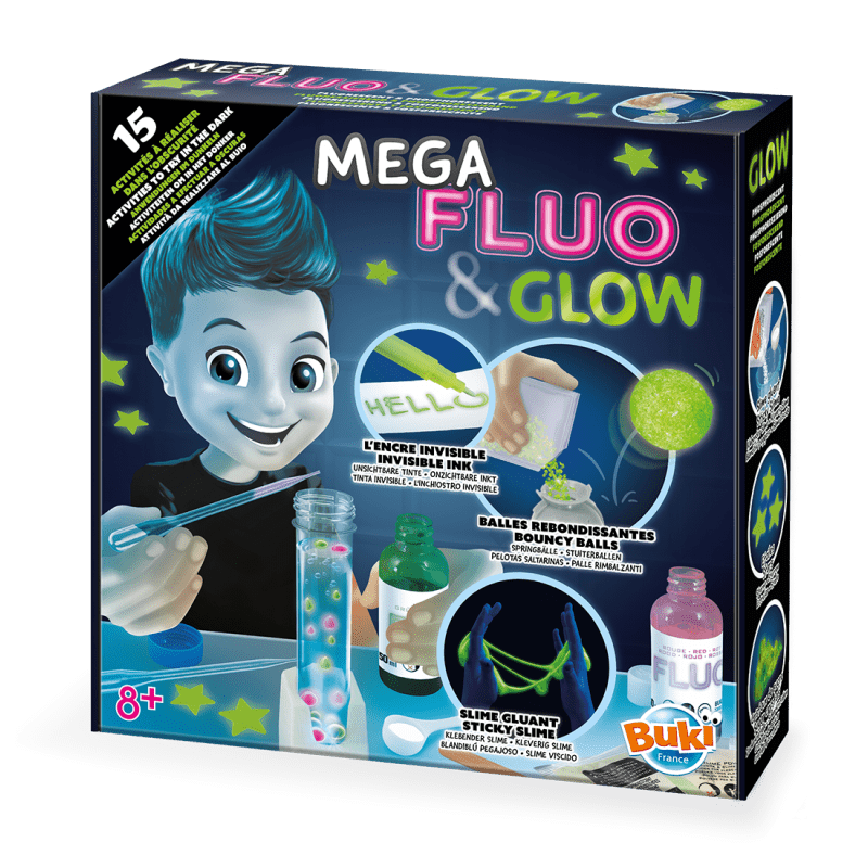 Mega Fluo & Glow Science Kit - Buki - The Toy Store