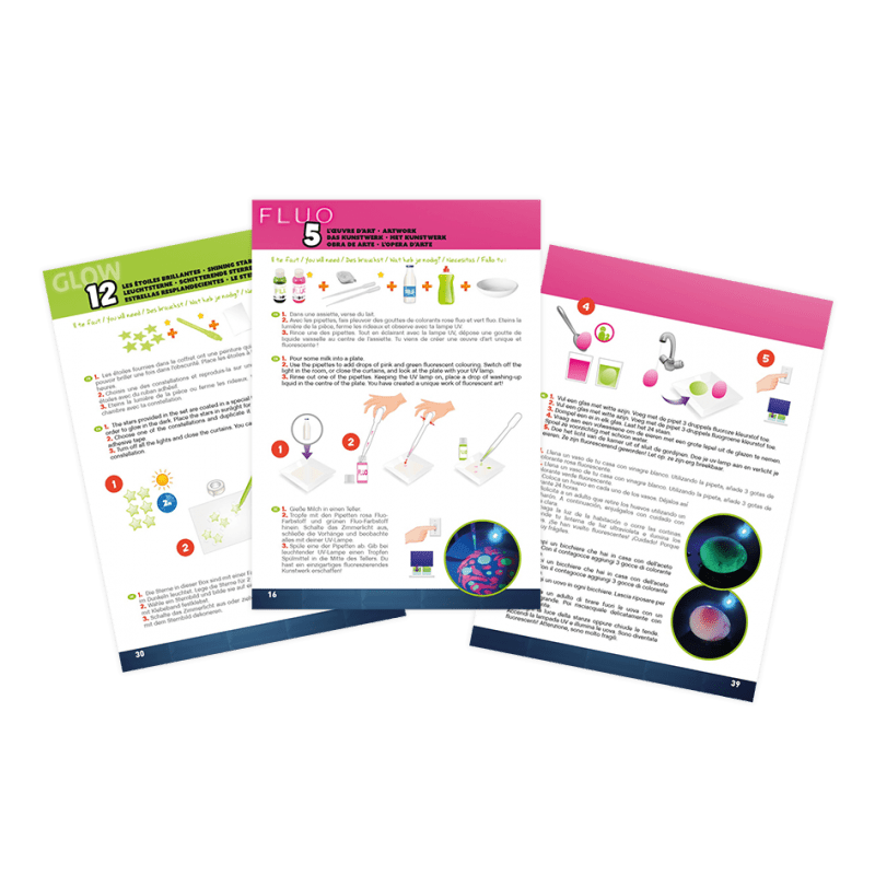 Mega Fluo & Glow Science Kit - Buki - The Toy Store