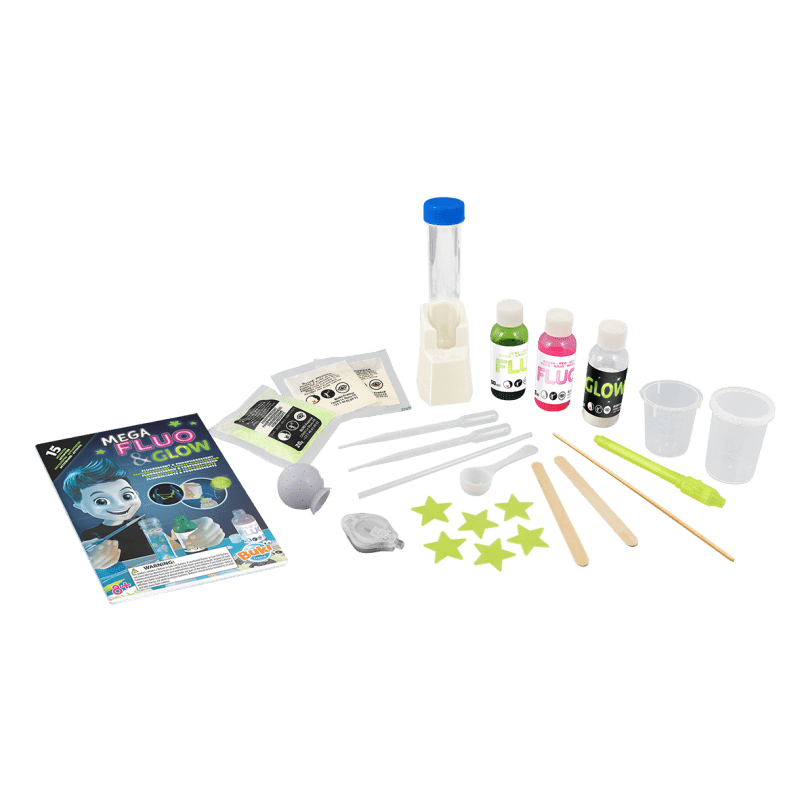 Mega Fluo & Glow Science Kit - Buki - The Toy Store