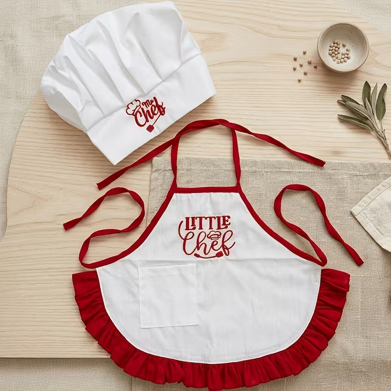 Newborn Chef Hat & Apron Set