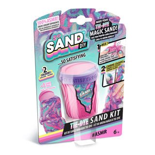 Scented sand DIY kit with sealed supplies and included sand container