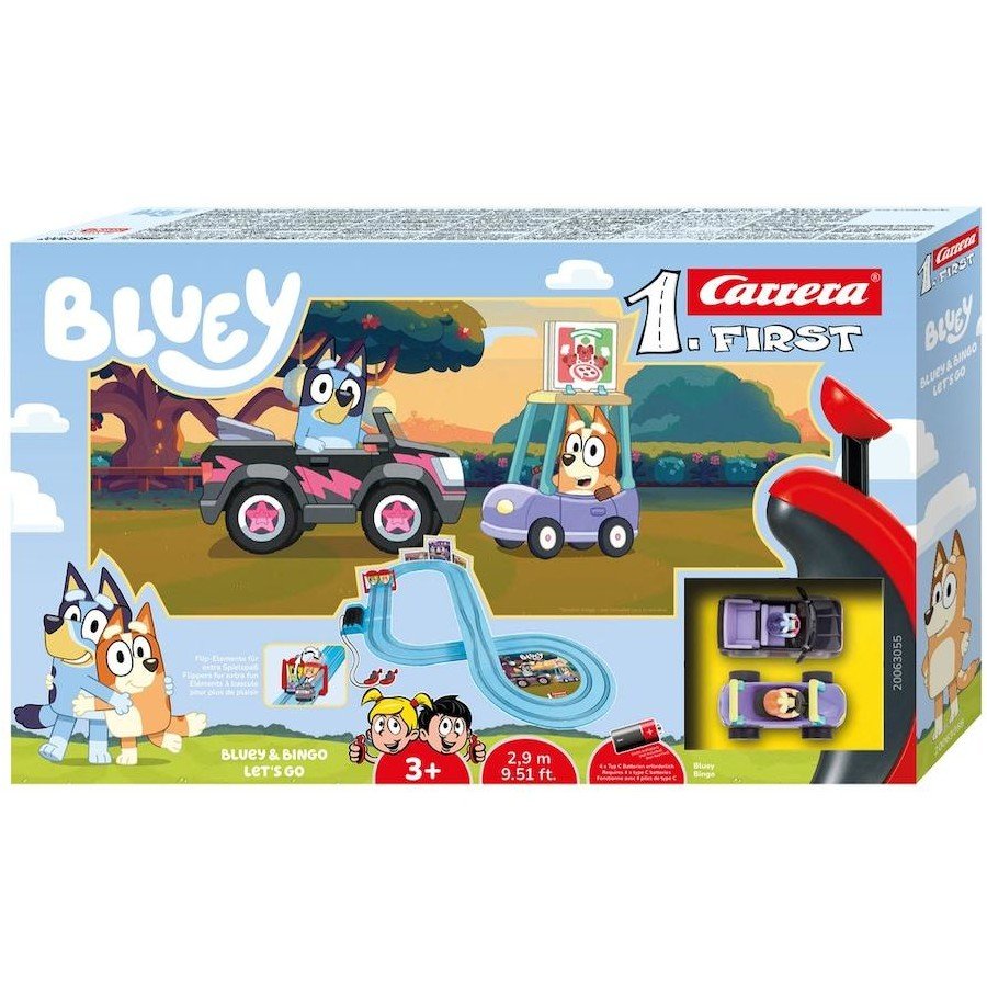 Bluey & Bingo - Lets Go - Carrera - The Toy Store