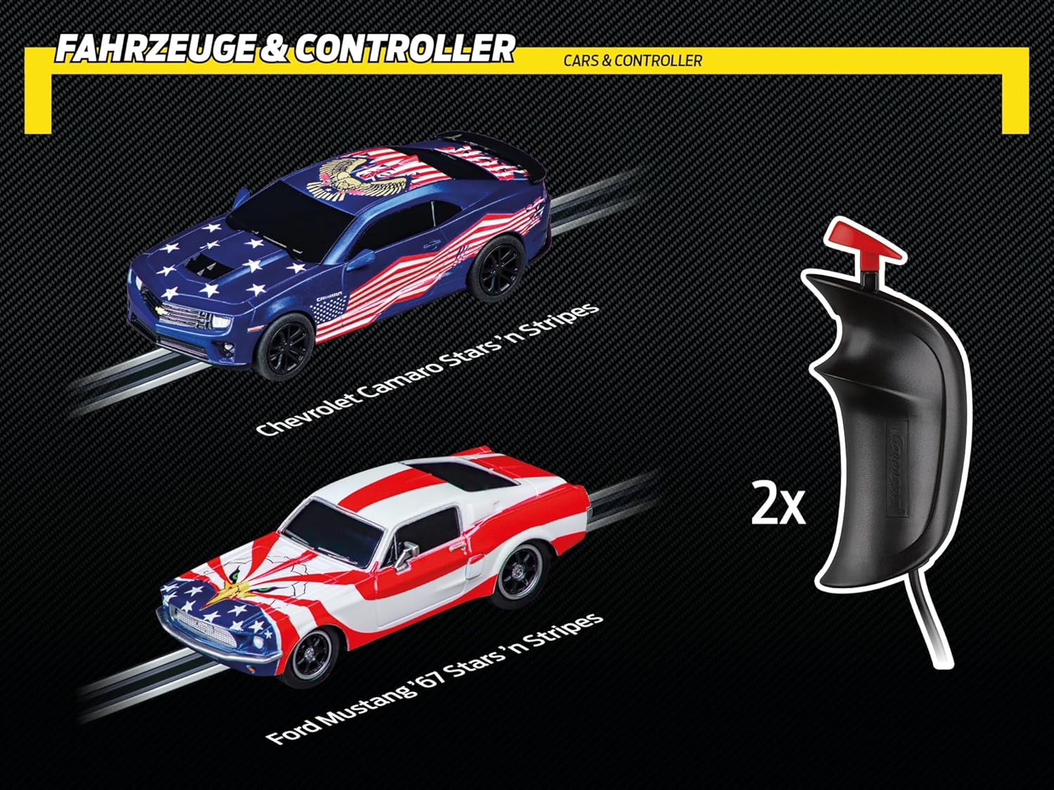 Street Legends Fahrzeuge & Controller: zwei Rennwagen und 2x Controller