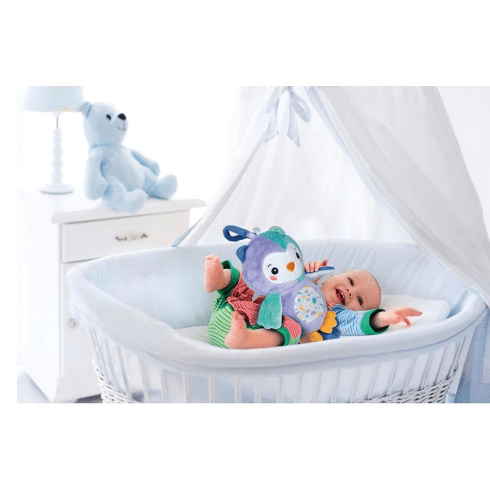 First Months Cuddly Owl Plush - Clementoni - The Toy Store